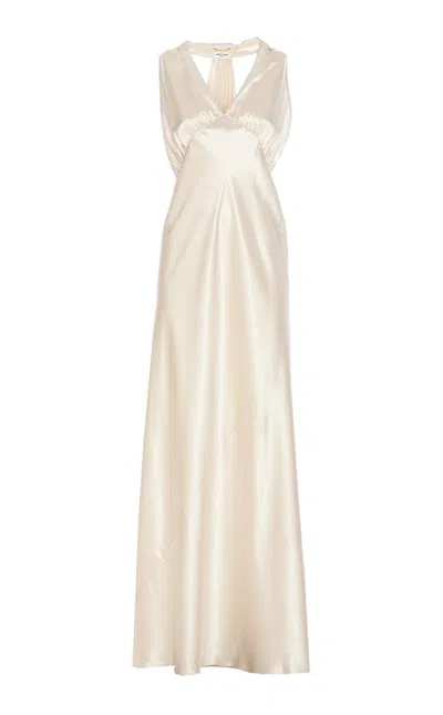 Saint Laurent Halter V In White