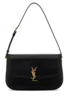 Saint Laurent Solferino Medium Bag In Box Leather In Black