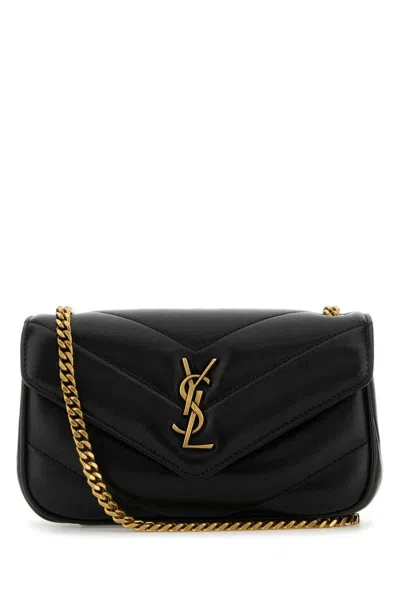 Saint Laurent Handbags. In Black