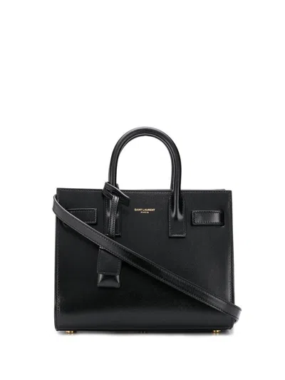 Saint Laurent Sdj Handbag In Black