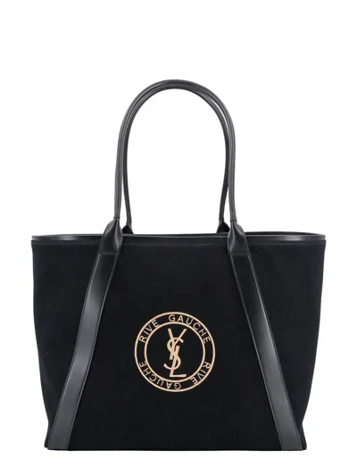Saint Laurent Handbags. In Black/beige/black