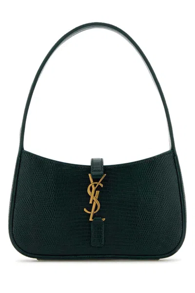 Saint Laurent Ysl M.bag Hobo 5a7-tu Nd  Female In Green