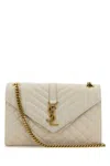 Saint Laurent Handbags. In White