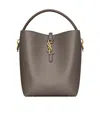 Saint Laurent Handle Shoulder Bag In Gray
