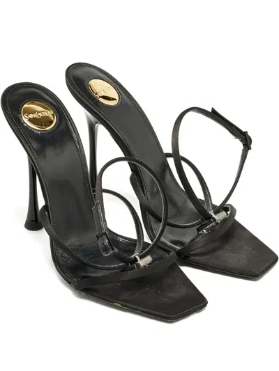 Pre-owned Saint Laurent Harlow Open-toe Sandals In Black