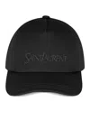 Saint Laurent Cotton And Linen Baseball Cap