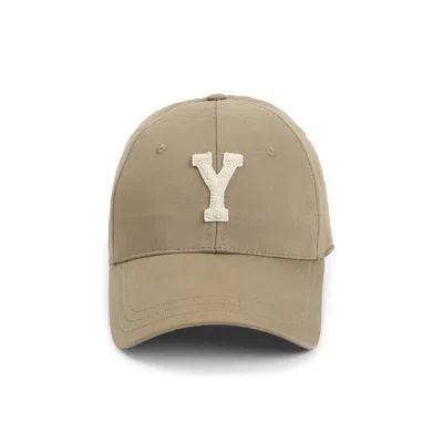 Saint Laurent Logo-appliquéd Cotton-twill Baseball Cap In Neutrals