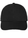Saint Laurent Quilted Topstitching Adjustable Closure Hat In Red