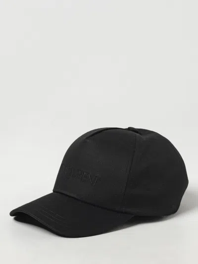 Saint Laurent Hat Men  In Black