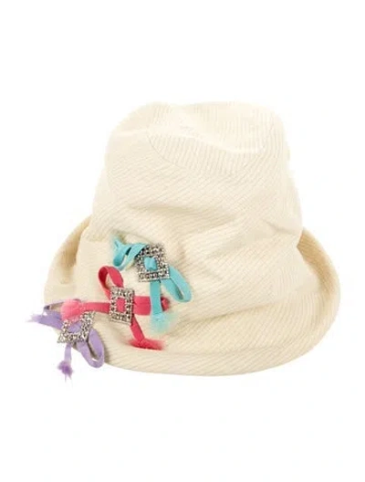 Pre-owned Saint Laurent Hat In Neutral