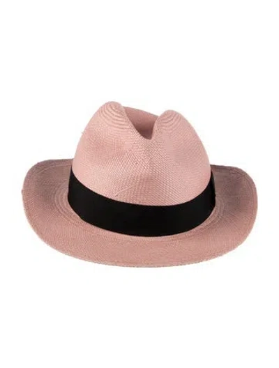 Pre-owned Saint Laurent Hat In Pink