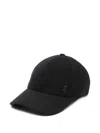 Saint Laurent Logo Baseball Cap In Blue