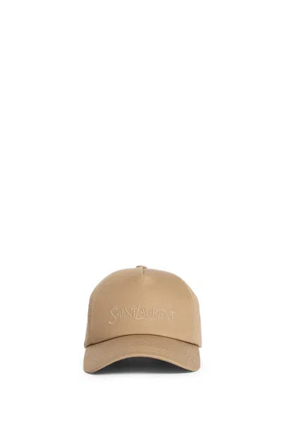 Saint Laurent Hats In Brown
