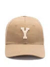 Saint Laurent Cap In Kaki/ivory