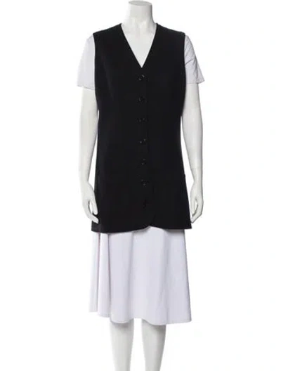 Pre-owned Saint Laurent Haute Couture Vintage Late 1970's - Early 1980's Tunic In Black