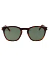 Saint Laurent Havana Havana Green Acetate Sunglasses In Green
