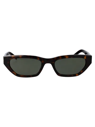Saint Laurent Havana Havana Grey Acetate Sunglasses