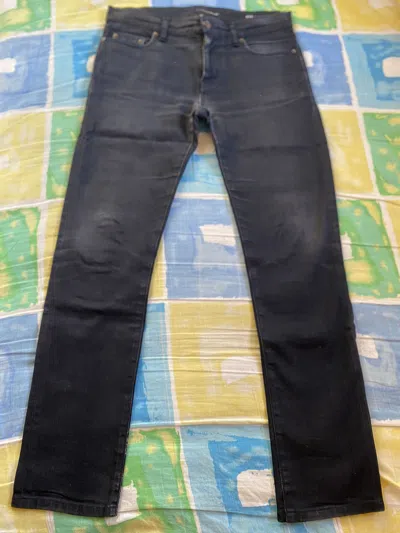 Pre-owned Saint Laurent Hedi Slimane  Paris Raw Black Jeans