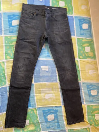 Pre-owned Saint Laurent Hedi Slimane Slp Jeans Skinny Low Waist In Gray