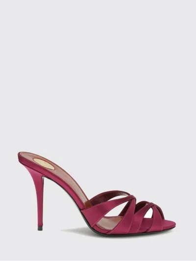 Saint Laurent Heeled Sandal  Woman Color Burgundy