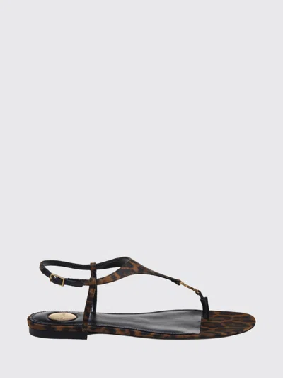 Saint Laurent Heeled Sandal Woman In Black