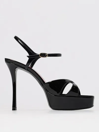 Saint Laurent Heeled Sandals  Woman Colour Black