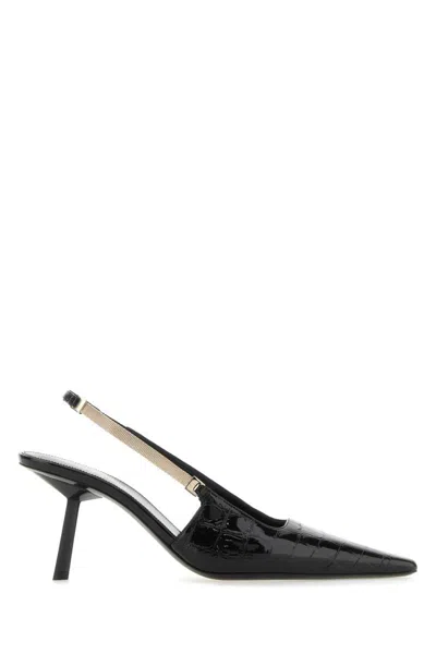 Saint Laurent Blake Leather Pumps In Black