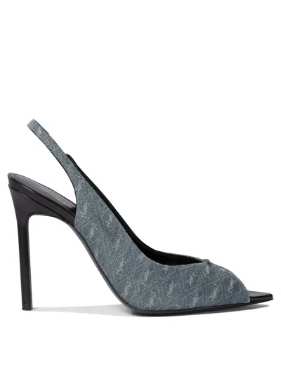 Saint Laurent Heeled Shoes Blue