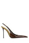 Saint Laurent Heeled Shoes In Brown