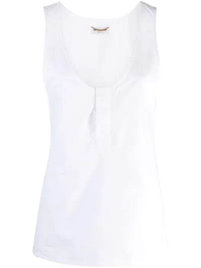 Saint Laurent Henley Tank Top