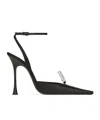 Saint Laurent High-heeled Sandals In Black