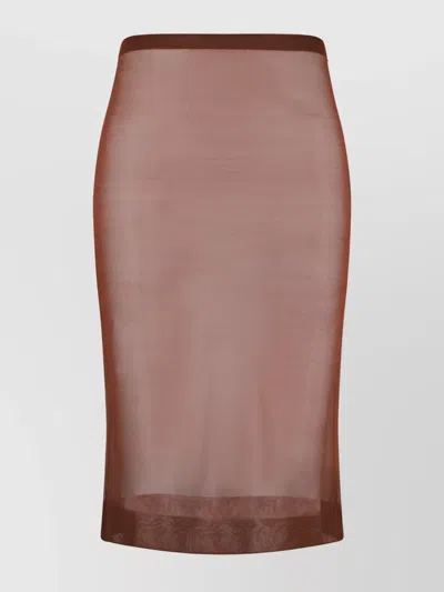 Saint Laurent Skirts In Brown
