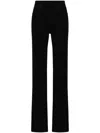 Saint Laurent High-rise Straight Jeans In Schwarz