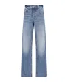 SAINT LAURENT LONG EXTREME BAGGY JEANS IN LAKE MEDIUM BLUE DENIM