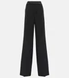 Saint Laurent High-rise Wide-leg Suit Pants In Black