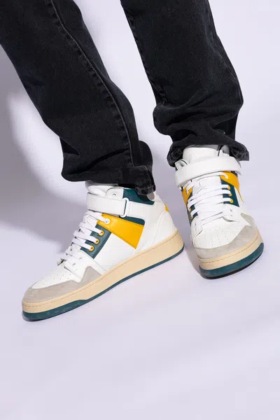 Saint Laurent High-top Sneakers In White
