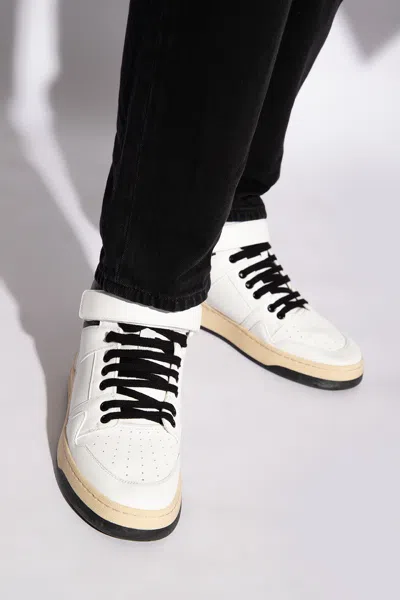 Saint Laurent High-top Sneakers In White