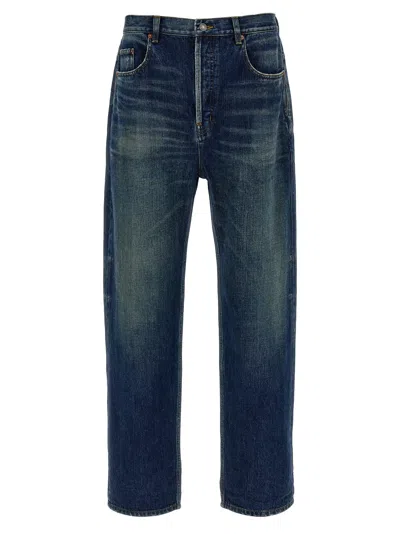 Saint Laurent High Waist Jeans Blue