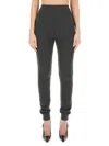 Saint Laurent Pure Cashmere Leggings With Elastic Waistband In Grey