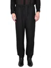 Saint Laurent High Waist Elastic Waist Pants