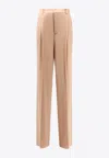 Saint Laurent Trousers In Brown