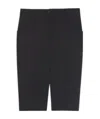 Saint Laurent High-waisted Knee-length Shorts In Black