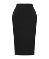 Saint Laurent High-waisted Pencil Skirt In Black