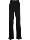 Saint Laurent Straight Leg Tailored Trousers In Black