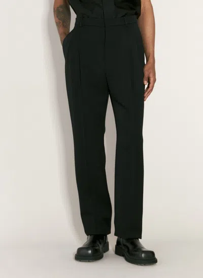 Saint Laurent High-waisted Tailored Pants In Black