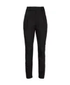 Saint Laurent High-waisted Tailored Trousers In Black