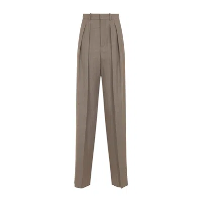 Saint Laurent High-waisted Trousers With Tailored Fit