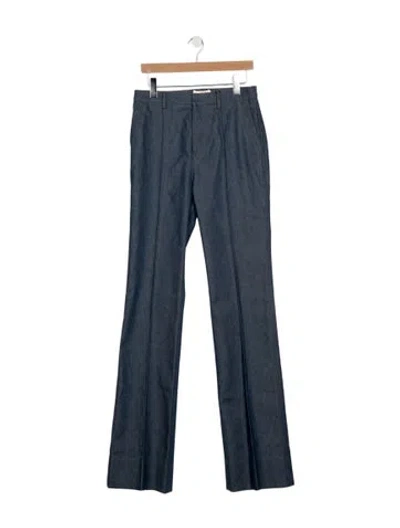 Pre-owned Saint Laurent High-rise Flared Jeans W/ Tags In Blue