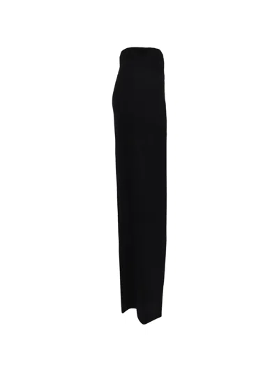 Pre-owned Saint Laurent High-waist Trousers In Black