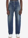 Saint Laurent High-rise Straight-leg Jeans In Blue